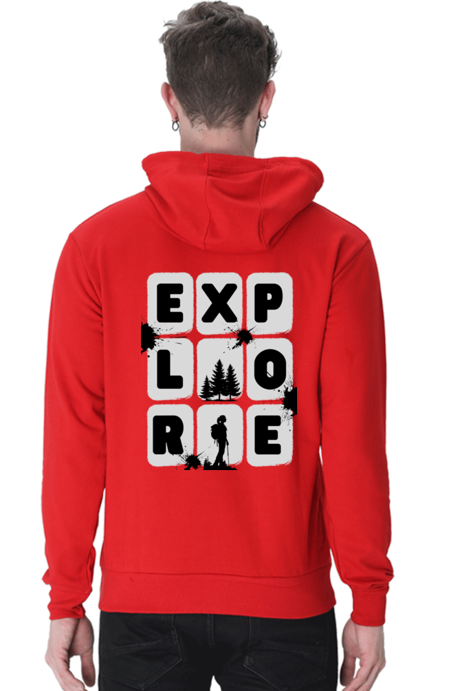 MEN || HOODIE SWEATSHIRT || TRAVEL || EXPLORE || MAN WITH BACKPACK || HIKING || ADVENTURE || OUTDOOR || CAMPING || NATURE LOVER