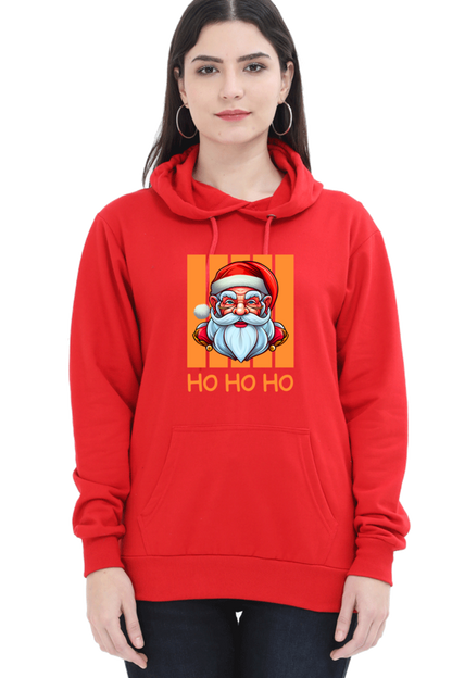 WOMEN || HOODIE SWEATSHIRT || STREETWEAR || MERRY CHRISTMAS || SANTA CLAUS || HO HO HO || HOLIDAY FASHION || CHRISTMAS GIFTS || WINTER WEAR