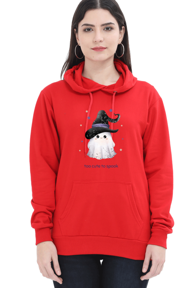 WOMEN || HOODIE SWEATSHIRT || STREETWEAR || GHOST || HOLIDAY FASHION || SPOOKY || FUNNY || HALLOWEEN || WITCH HAT || CHRISTMAS || CHRISTMAS GIFT || WINTER WEAR