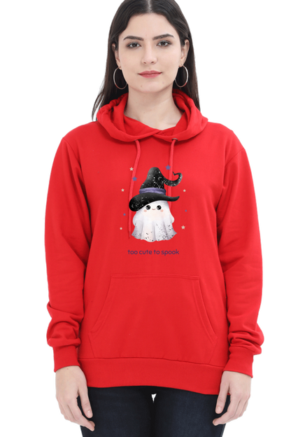 WOMEN || HOODIE SWEATSHIRT || STREETWEAR || GHOST || HOLIDAY FASHION || SPOOKY || FUNNY || HALLOWEEN || WITCH HAT || CHRISTMAS || CHRISTMAS GIFT || WINTER WEAR