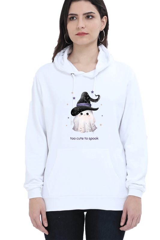 WOMEN || HOODIE SWEATSHIRT || STREETWEAR || GHOST || HOLIDAY FASHION || SPOOKY || FUNNY || HALLOWEEN || WITCH HAT || CHRISTMAS || CHRISTMAS GIFT || WINTER WEAR