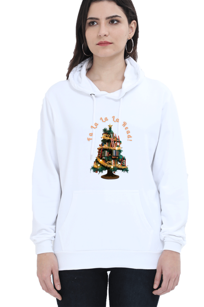 WOMEN || HOODIE SWEATSHIRT || MERRY CHRISTMAS || STREETWEAR || BOOKWORM || BOOK LOVER || CHRISTMAS GIFT || WINTER WEAR