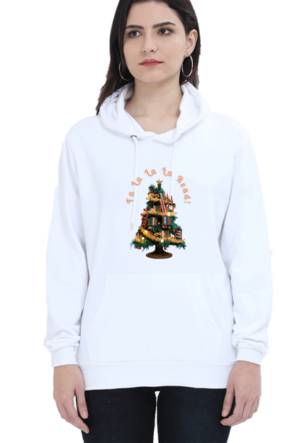 WOMEN || HOODIE SWEATSHIRT || MERRY CHRISTMAS || STREETWEAR || BOOKWORM || BOOK LOVER || CHRISTMAS GIFT || WINTER WEAR