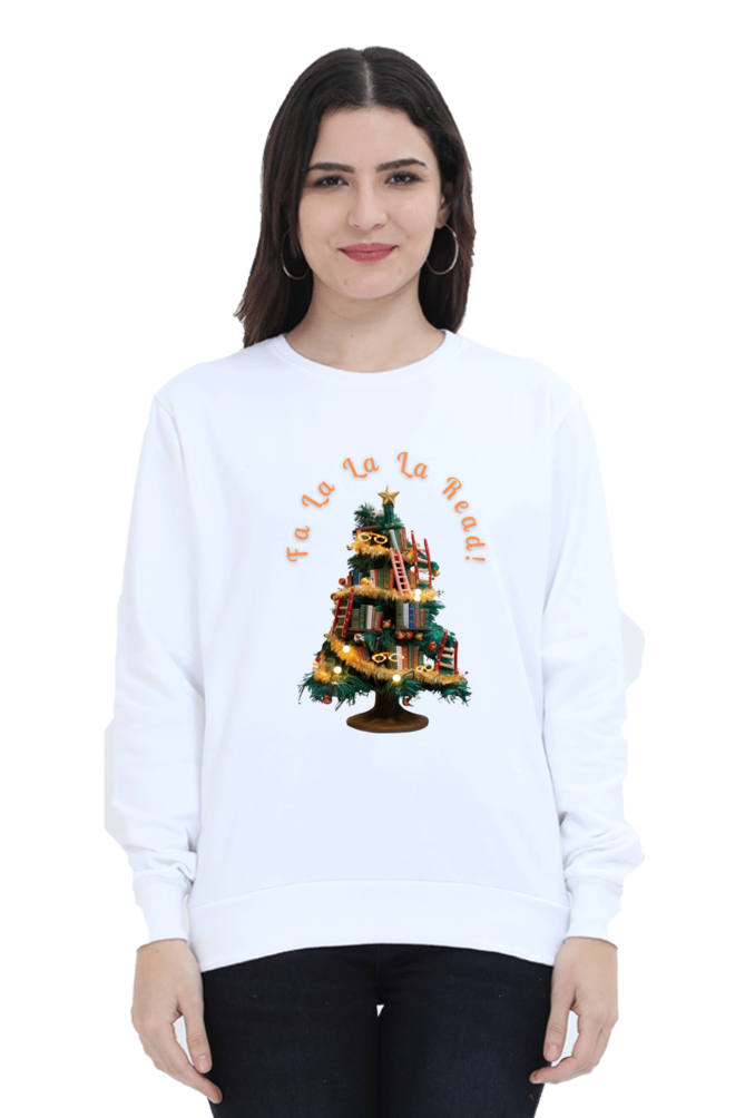 WOMEN || SWEATSHIRT || MERRY CHRISTMAS || STREETWEAR || BOOKWORM || BOOK LOVER || CHRISTMAS GIFT || WINTER WEAR