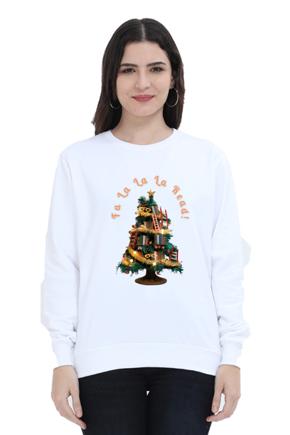 WOMEN || SWEATSHIRT || MERRY CHRISTMAS || STREETWEAR || BOOKWORM || BOOK LOVER || CHRISTMAS GIFT || WINTER WEAR