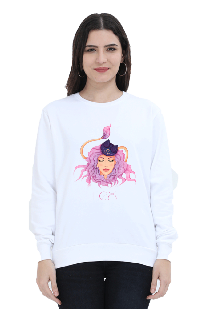 WOMEN || SWEATSHIRT || ZODIAC SIGN || ASTROLOGY || LEO || BRAVERY || STRENGTH || BIRTHDAY || GIFTS FOR HER