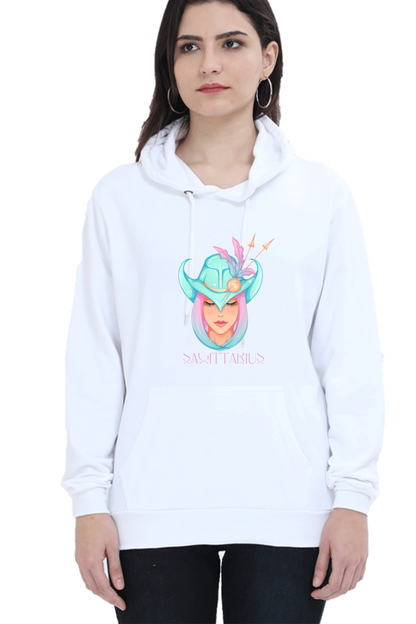 WOMEN || HOODIE SWEATSHIRT || ZODIAC SIGN || ASTROLOGY || SAGITTARIUS || FREEDOM || COWBOY HAT || COWGIRL || BIRTHDAY || GIFT FOR HER