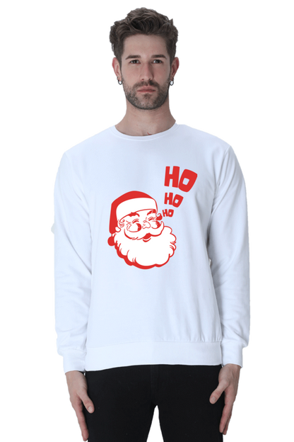 MEN || SWEATSHIRT || STREETWEAR || MERRY CHRISTMAS || SANTA CLAUS || HO HO HO || HOLIDAY FASHION || CUTE SANTA || GRAPHIC DESIGN || CHRISTMAS GIFTS || WINTER WEAR