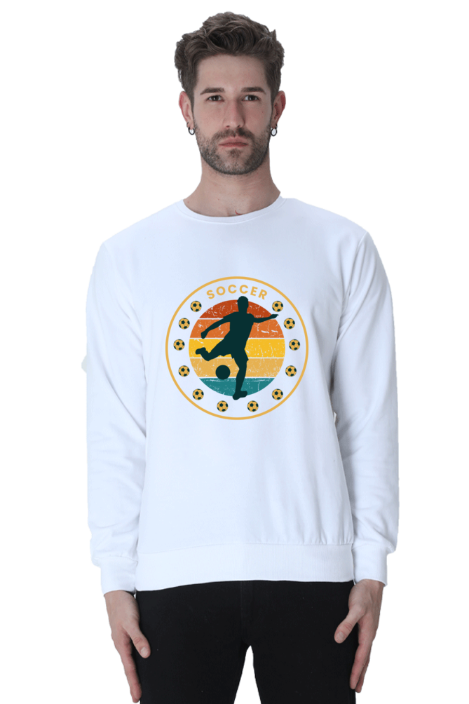 MEN || SWEATSHIRT || STREETWEAR || STREET ART || SOCCER || FOOTBALL ||  SPORTS FAN || RETRO STYLE || VINTAGE || FASHION || TRENDY || WINTER WEAR