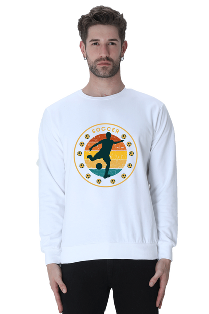 MEN || SWEATSHIRT || STREETWEAR || STREET ART || SOCCER || FOOTBALL ||  SPORTS FAN || RETRO STYLE || VINTAGE || FASHION || TRENDY || WINTER WEAR