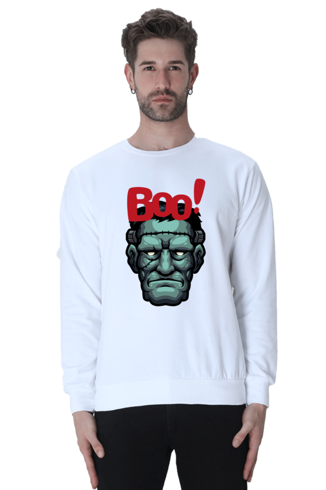 MEN || SWEATSHIRT || STREETWEAR || MONSTER || FRANKENSTEIN || GRAPHIC DESIGN || HALLOWEEN || WINTER WEAR