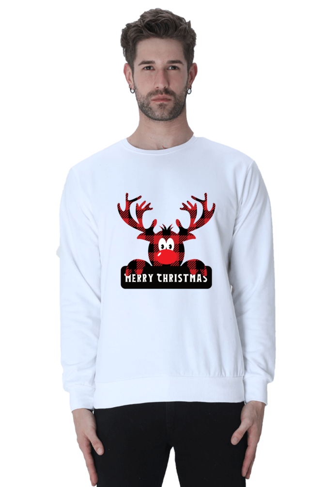 MEN || SWEATSHIRT || STREETWEAR || MERRY CHRISTMAS || SANTA CLAUS || REINDEER || HOLIDAY FASHION || CHRISTMAS GIFTS || WINTER WEAR