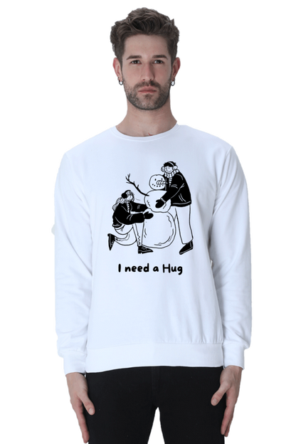 MEN || SWEATSHIRT || MERRY CHRISTMAS || SNOWMAN || COUPLE || RELATIONSHIP || LOVE || FRIENDSHIP || GRAPHIC DESIGN || HOLIDAY FASHION || CHRISTMAS GIFTS || WINTER WEAR