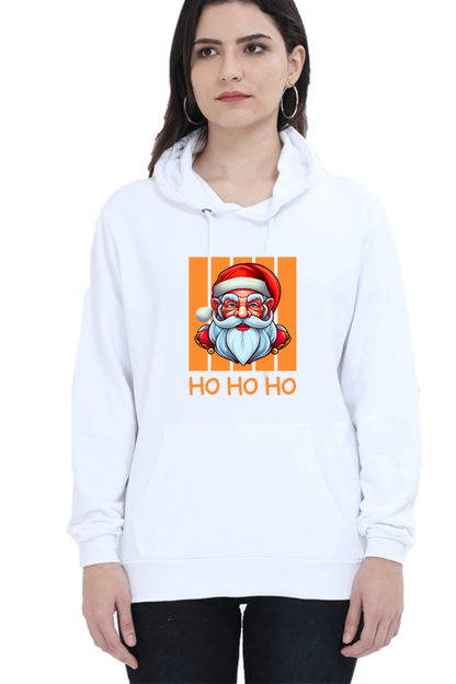 WOMEN || HOODIE SWEATSHIRT || STREETWEAR || MERRY CHRISTMAS || SANTA CLAUS || HO HO HO || HOLIDAY FASHION || CHRISTMAS GIFTS || WINTER WEAR