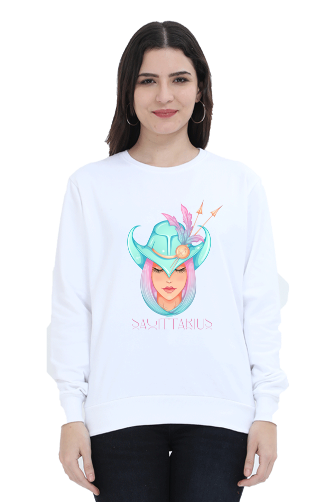 WOMEN || SWEATSHIRT || ZODIAC SIGN || ASTROLOGY || SAGITTARIUS || FREEDOM || COWBOY HAT || COWGIRL || BIRTHDAY || GIFT FOR HER