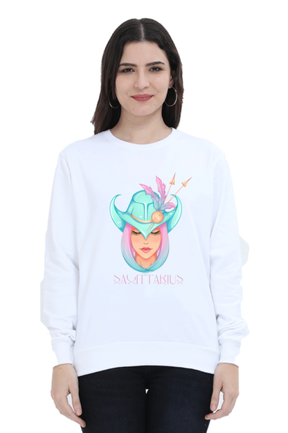 WOMEN || SWEATSHIRT || ZODIAC SIGN || ASTROLOGY || SAGITTARIUS || FREEDOM || COWBOY HAT || COWGIRL || BIRTHDAY || GIFT FOR HER