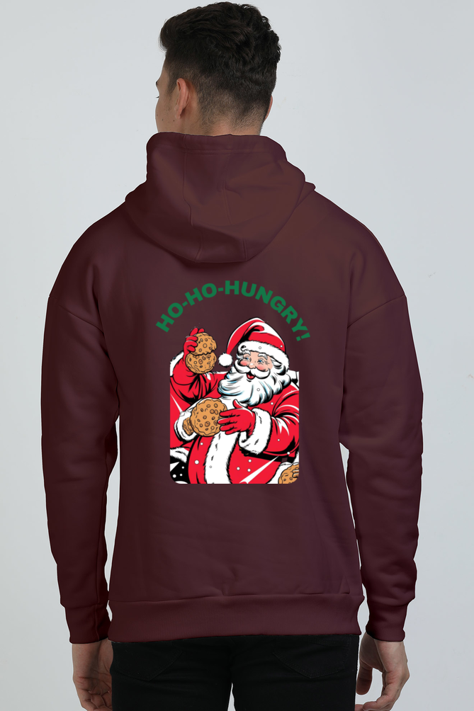 MEN || OVERSIZED HOODIE SWEATSHIRT || MERRY CHRISTMAS || SANTA CLAUS || WINTER WEAR || COOKIES || FUNNY QUOTES || TRENDY || FASHION || BACK DESIGN