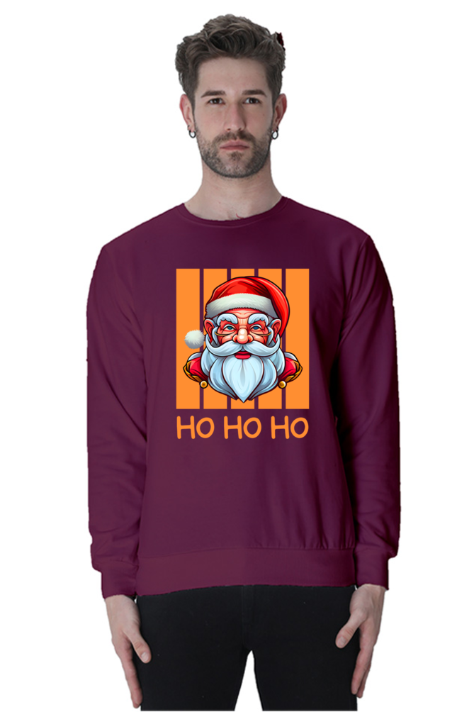 MEN || SWEATSHIRT || STREETWEAR || MERRY CHRISTMAS || SANTA CLAUS || HO HO HO ||  HOLIDAY FASHION || CHRISTMAS GIFTS || WINTER WEAR