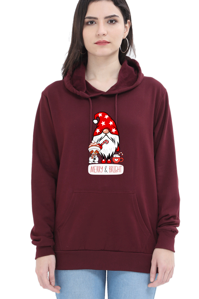 WOMEN || HOODIE SWEATSHIRT || STREETWEAR || MERRY CHRISTMAS || SANTA CLAUS || SNOWMAN || QUIRKY || FUNNY PICTURES || CUTE SANTA || CARTOON CHARACTER || HOLIDAY FASHION || CHRISTMAS GIFTS || WINTER WEAR