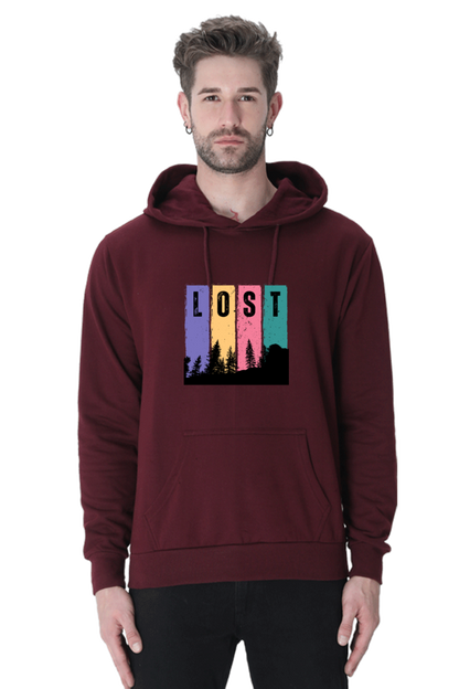 MEN || HOODIE SWEATSHIRT || TRAVEL || LOST