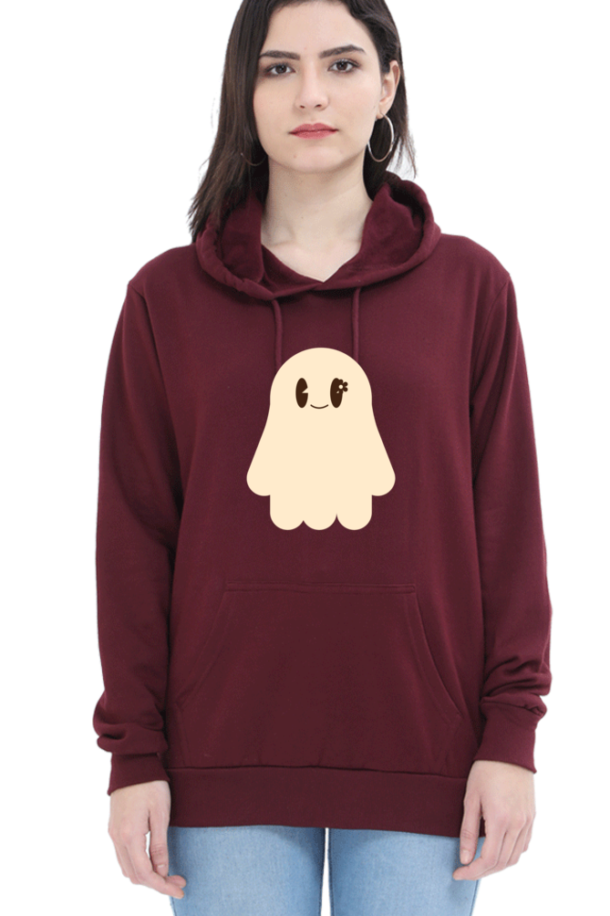 WOMEN || HOODIE SWEATSHIRT || STREETWEAR || GHOST || HOLIDAY FASHION || SPOOKY || FUNNY || HALLOWEEN || CHRISTMAS GIFT || WINTER WEAR