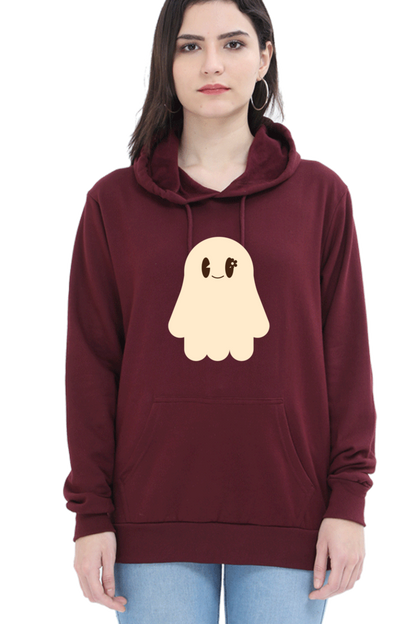 WOMEN || HOODIE SWEATSHIRT || STREETWEAR || GHOST || HOLIDAY FASHION || SPOOKY || FUNNY || HALLOWEEN || CHRISTMAS GIFT || WINTER WEAR