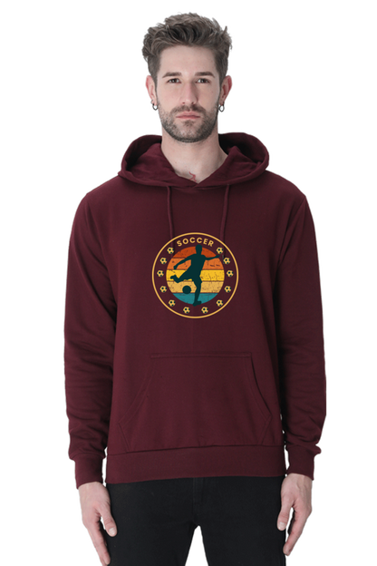 MEN ||  HOODIE SWEATSHIRT || STREETWEAR || STREET ART || SOCCER || FOOTBALL || SPORTS FAN || RETRO STYLE || VINTAGE || FASHION || TRENDY || WINTER WEAR