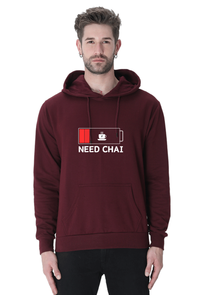 MEN || HOODIE SWEATSHIRT || STREETWEAR || TEA LOVER || TEA ADDICT || NEED CHAI || INDIAN TEA