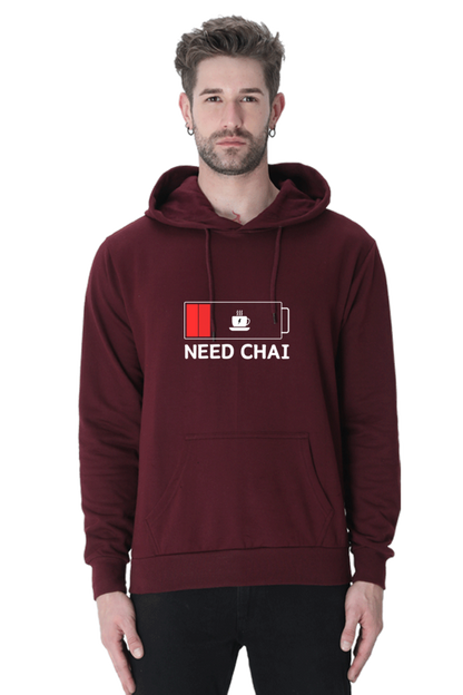 MEN || HOODIE SWEATSHIRT || STREETWEAR || TEA LOVER || TEA ADDICT || NEED CHAI || INDIAN TEA