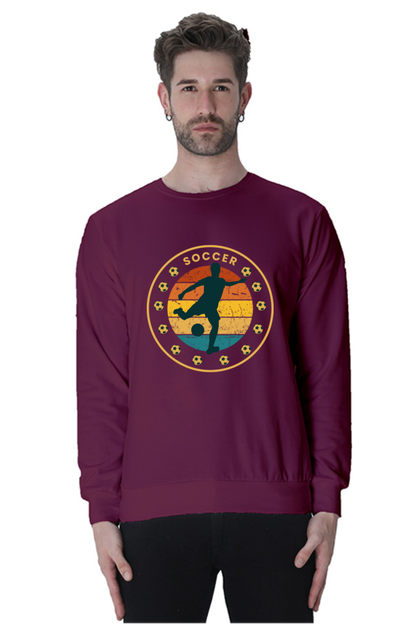 MEN || SWEATSHIRT || STREETWEAR || STREET ART || SOCCER || FOOTBALL ||  SPORTS FAN || RETRO STYLE || VINTAGE || FASHION || TRENDY || WINTER WEAR