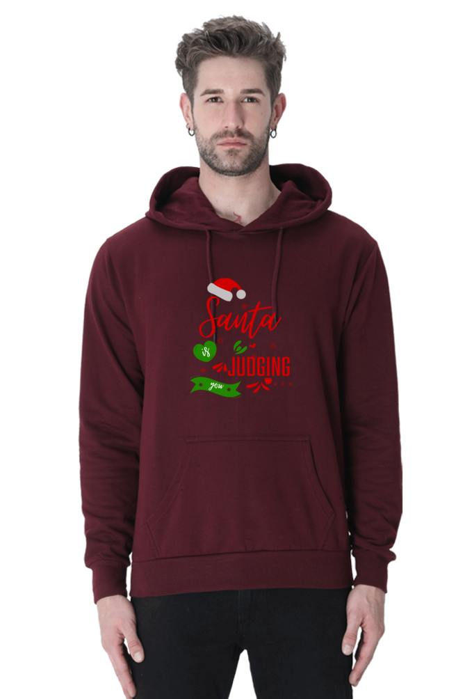 MEN || HOODIE SWEATSHIRT || FUNNY QUOTES || MERRY CHRISTMAS || SANTA CLAUS || HUMOR || HOLIDAY FASHION || PHRASES || WINTER WEAR