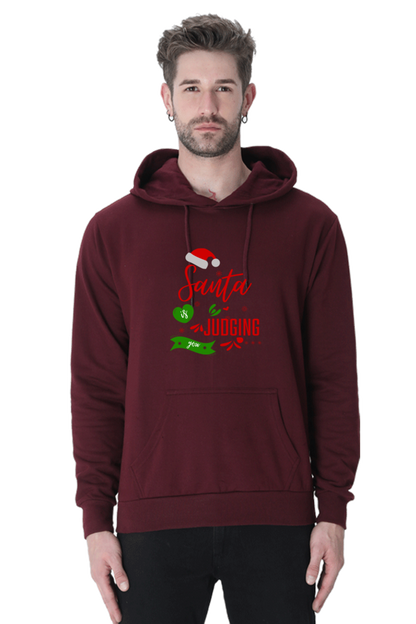 MEN || HOODIE SWEATSHIRT || FUNNY QUOTES || MERRY CHRISTMAS || SANTA CLAUS || HUMOR || HOLIDAY FASHION || PHRASES || WINTER WEAR