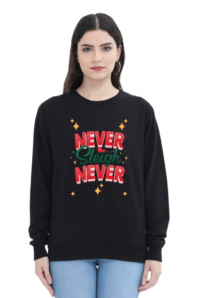 WOMEN || SWEATSHIRT || FUNNY QUOTES || MERRY CHRISTMAS || SANTA CLAUS || HUMOR || CHRISTMAS SAYING || GRAPHIC DESIGN ||  HOLIDAY FASHION || PHRASES || WINTER WEAR