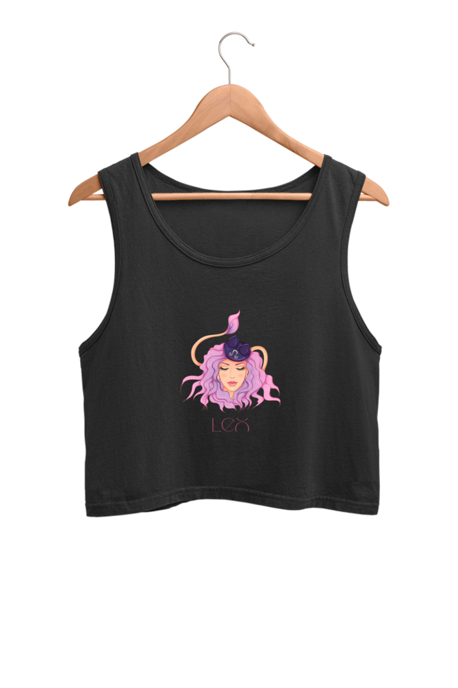 WOMEN || CROP TANK TOP || ZODIAC SIGN || ASTROLOGY || LEO || BRAVERY || STRENGTH || BIRTHDAY || GIFTS FOR HER