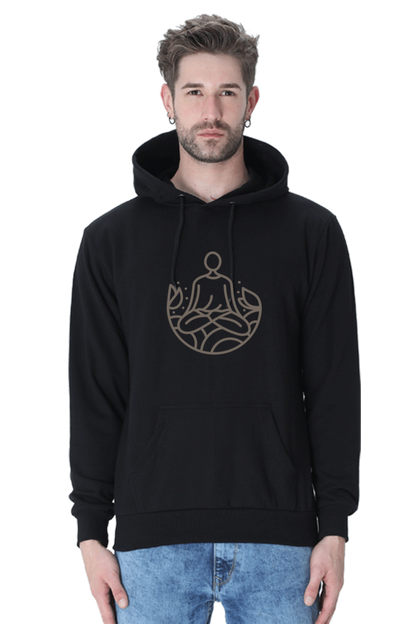 MEN || HOODIE SWEATSHIRT || ILLUSTRATION || YOGA