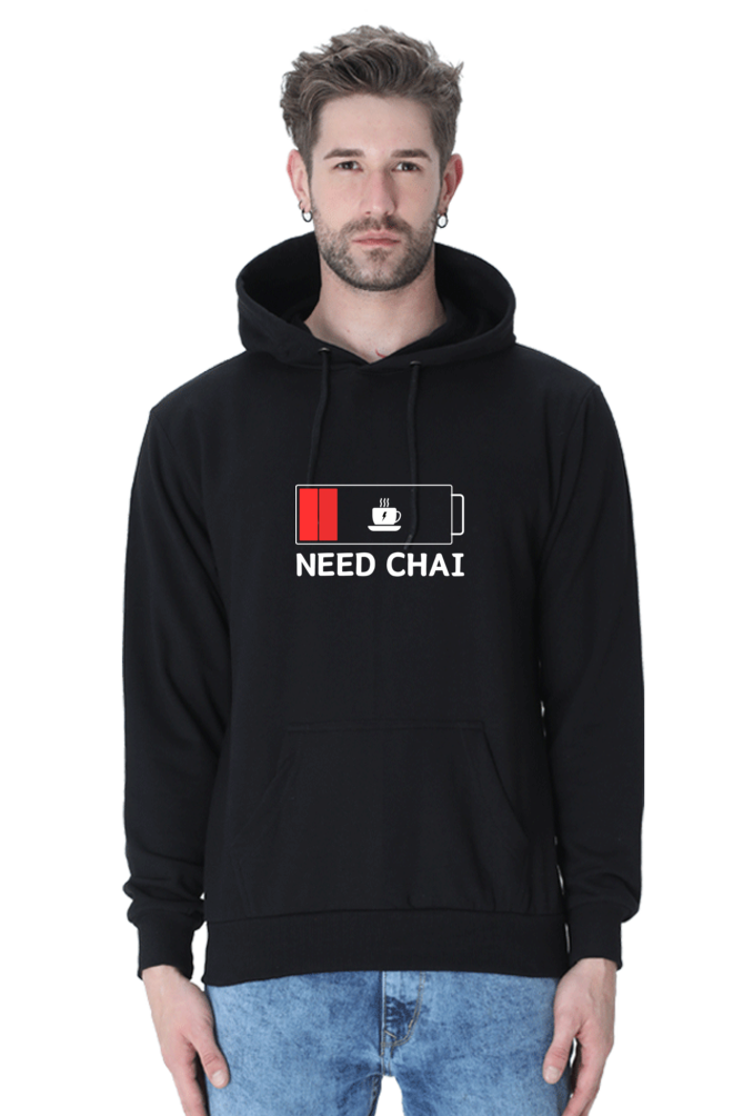 MEN || HOODIE SWEATSHIRT || STREETWEAR || TEA LOVER || TEA ADDICT || NEED CHAI || INDIAN TEA