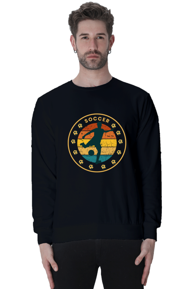 MEN || SWEATSHIRT || STREETWEAR || STREET ART || SOCCER || FOOTBALL ||  SPORTS FAN || RETRO STYLE || VINTAGE || FASHION || TRENDY || WINTER WEAR