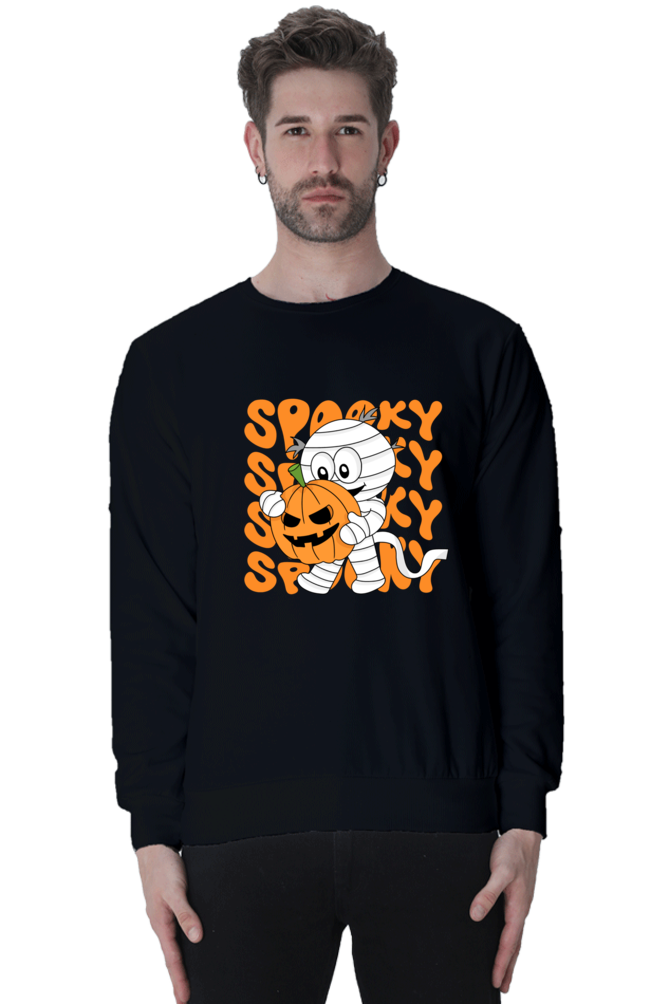 MEN || SWEATSHIRT || STREETWEAR || MUMMY || FUNNY || SPOOKY || PUMPKIN || GRAPHIC DESIGN || HALLOWEEN || WINTER WEAR