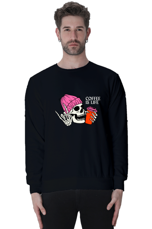 MEN || SWEATSHIRT || STREETWEAR || STREET ART || COFFEE LOVER || COFFEE ADDICT || SKULL || ZOMBIE || FUNNY QUOTES || MINIMALIST || WINTER WEAR