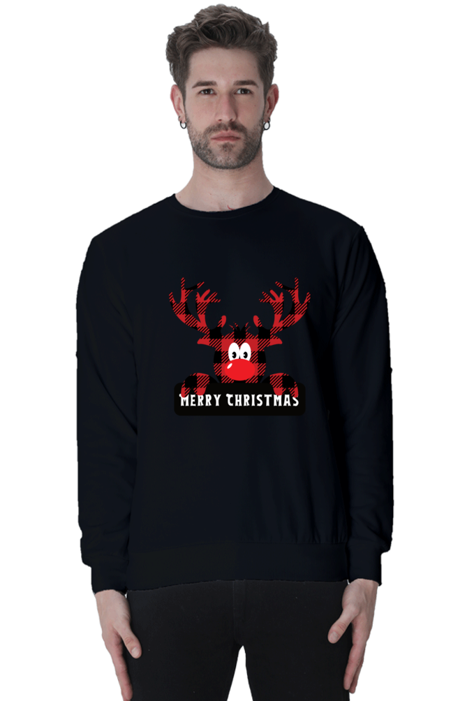 MEN || SWEATSHIRT || STREETWEAR || MERRY CHRISTMAS || SANTA CLAUS || REINDEER || HOLIDAY FASHION || CHRISTMAS GIFTS || WINTER WEAR