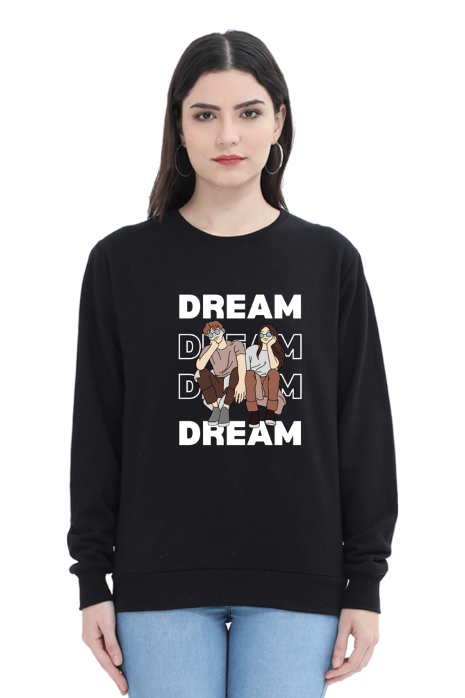 WOMEN || SWEATSHIRT || DREAM || DREAMER || MOTIVATIONAL QUOTES ||  HOPE || POSITIVE THINKING || SELF-LOVE || SELF-CARE || WINTER WEAR