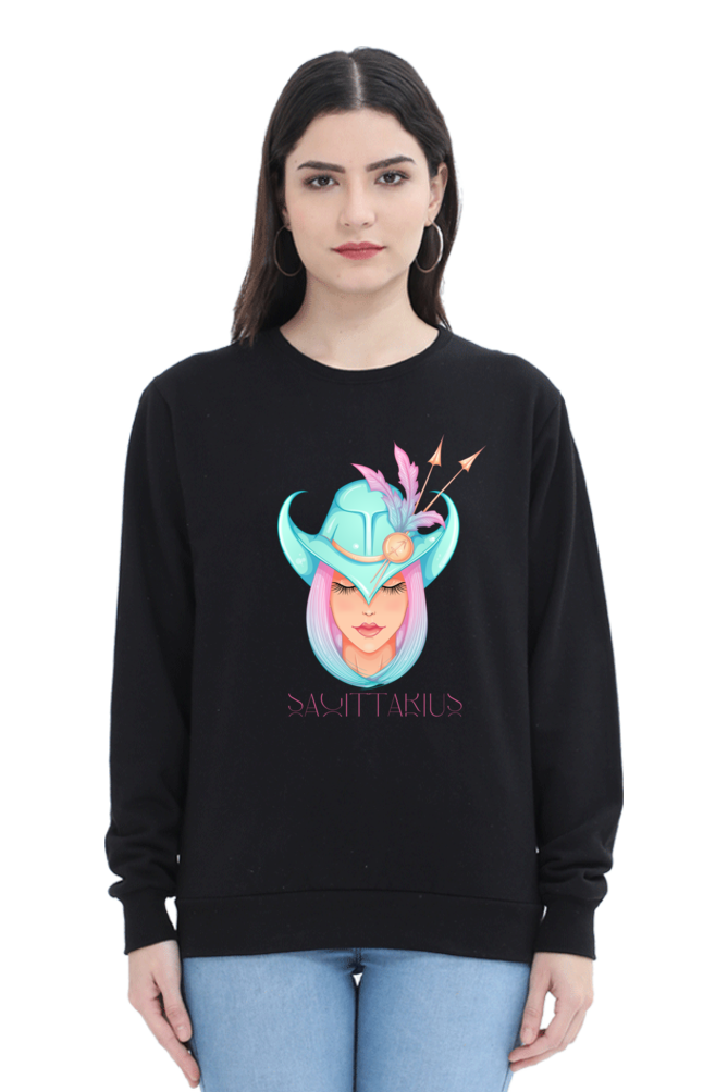 WOMEN || SWEATSHIRT || ZODIAC SIGN || ASTROLOGY || SAGITTARIUS || FREEDOM || COWBOY HAT || COWGIRL || BIRTHDAY || GIFT FOR HER