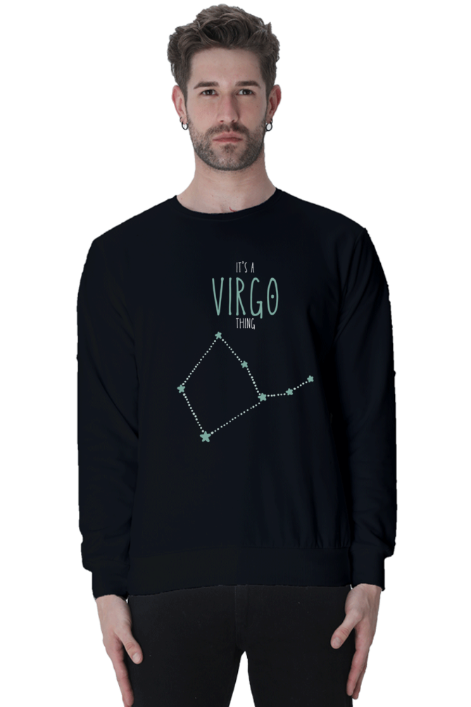 MEN || SWEATSHIRT || ZODIAC SIGN || ASTROLOGY || VIRGO || STAR || BIRTHDAY || GIFT FOR HIM || WINTER WEAR