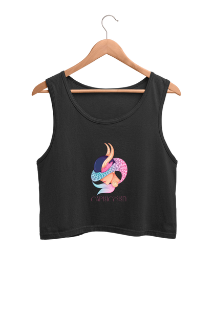 WOMEN || CROP TANK TOP || ZODIAC SIGN || ASTROLOGY ||