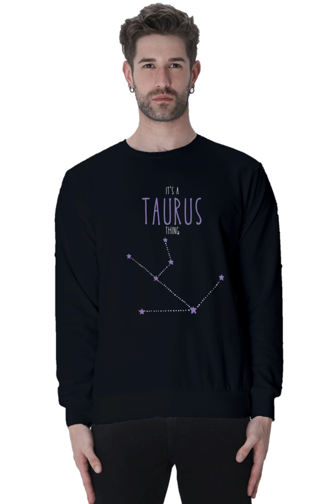 MEN || SWEATSHIRT || ZODIAC SIGN || ASTROLOGY || TAURUS || STAR || BIRTHDAY || GIFT FOR HIM || WINTER WEAR