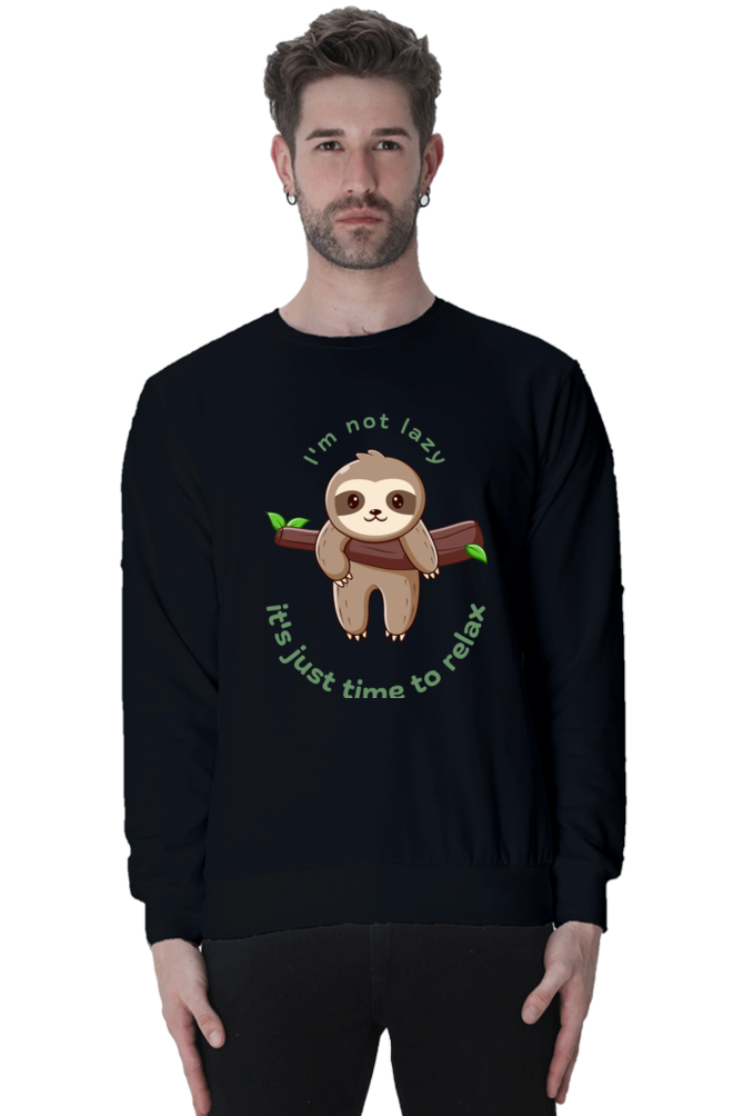 MEN || SWEATSHIRT || STREETWEAR || FUNNY QUOTES || SLOTH || ANIMAL PRINT || ANIMAL LOVER || LAZY || SLOTH LOVER || WINTER WEAR