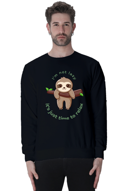 MEN || SWEATSHIRT || STREETWEAR || FUNNY QUOTES || SLOTH || ANIMAL PRINT || ANIMAL LOVER || LAZY || SLOTH LOVER || WINTER WEAR