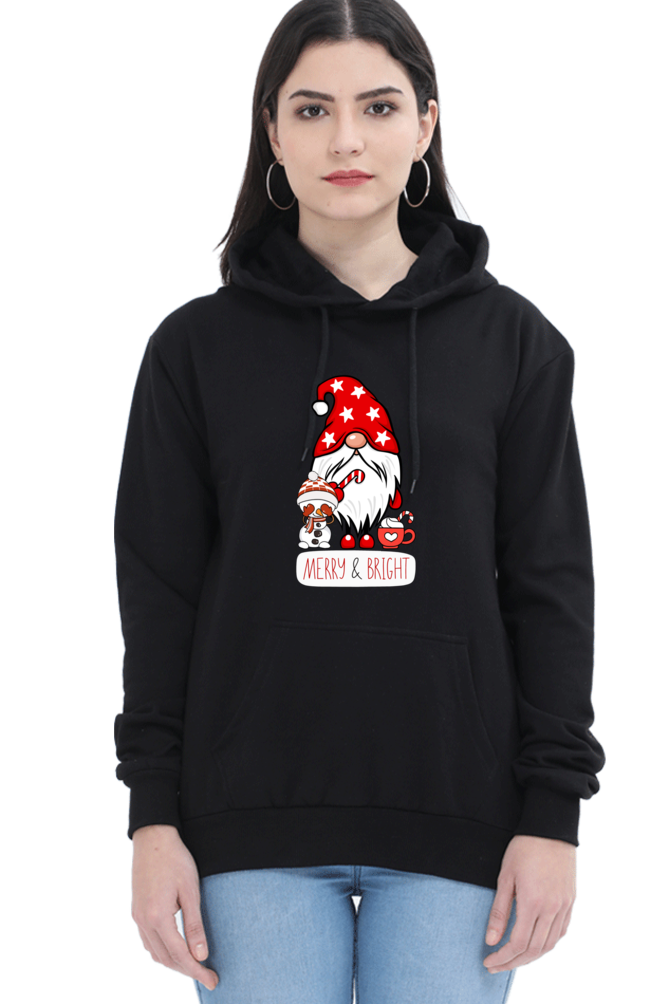 WOMEN || HOODIE SWEATSHIRT || STREETWEAR || MERRY CHRISTMAS || SANTA CLAUS || SNOWMAN || QUIRKY || FUNNY PICTURES || CUTE SANTA || CARTOON CHARACTER || HOLIDAY FASHION || CHRISTMAS GIFTS || WINTER WEAR