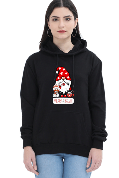 WOMEN || HOODIE SWEATSHIRT || STREETWEAR || MERRY CHRISTMAS || SANTA CLAUS || SNOWMAN || QUIRKY || FUNNY PICTURES || CUTE SANTA || CARTOON CHARACTER || HOLIDAY FASHION || CHRISTMAS GIFTS || WINTER WEAR