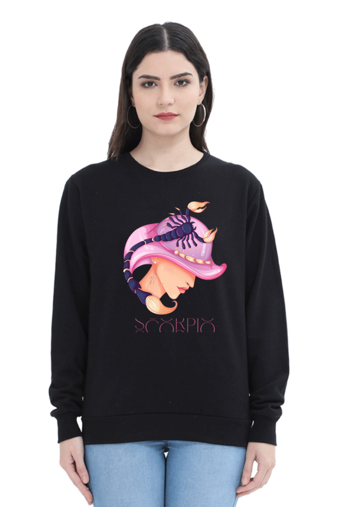 WOMEN || SWEATSHIRT || ZODIAC SIGN || ASTROLOGY || SCORPIO || WATER SIGN || LOYALTY || DEVOTIONAL || FANTASY || BIRTHDAY || GIFT FOR HER